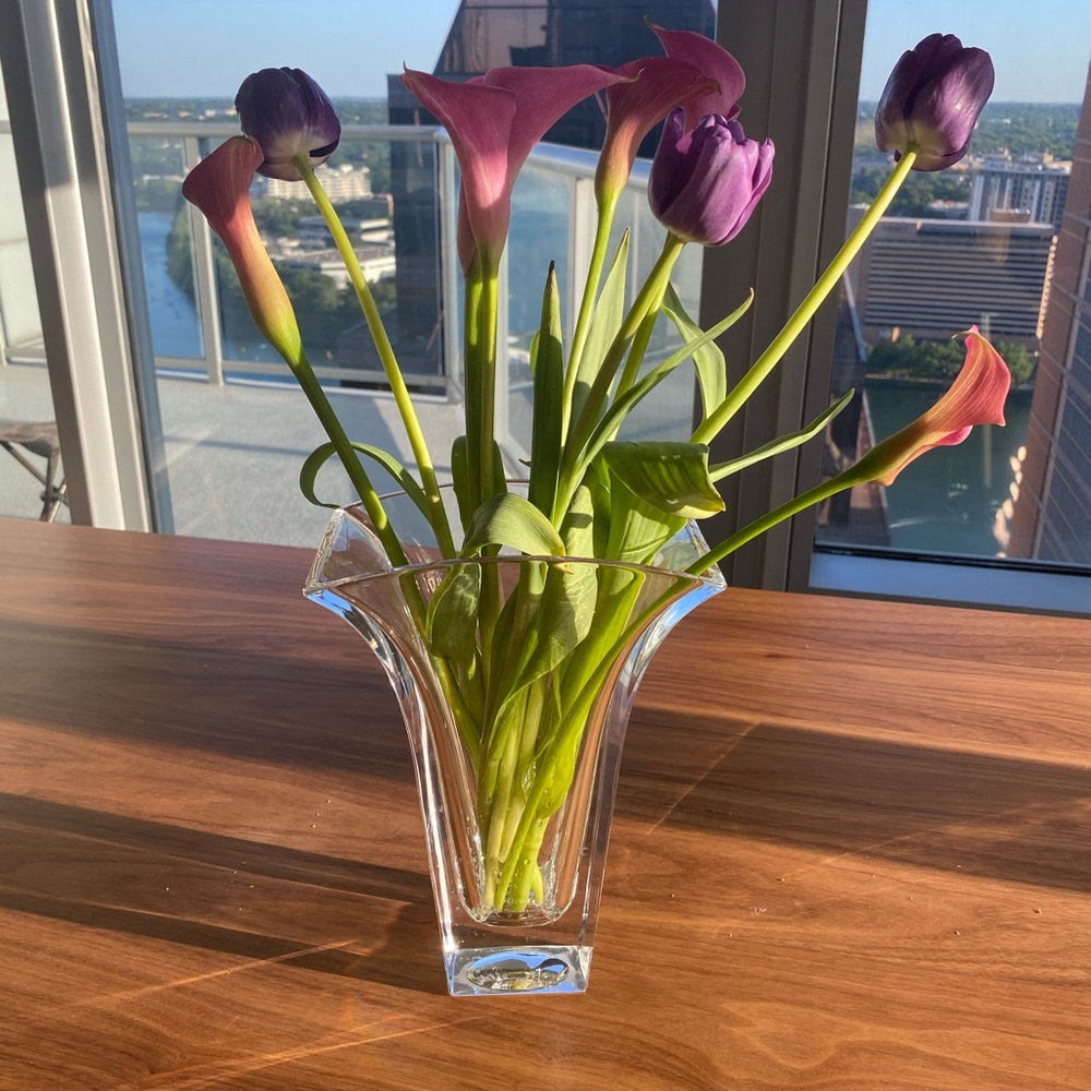 Nambe Planar 9-inch Vase